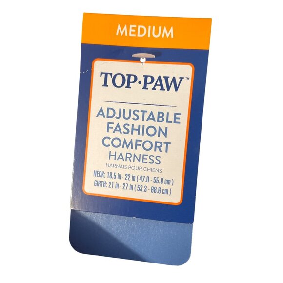 Top-Paw Pink Checkered Adjustable Fashion Comfort Dog Harness Size Medium NWT - Picture 4 of 5